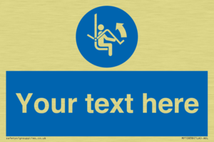 Custom Mandatory: Open safety bar of chairlift